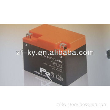 Motorcycle battery parts top quality, dry battery,12V maintenance free battery